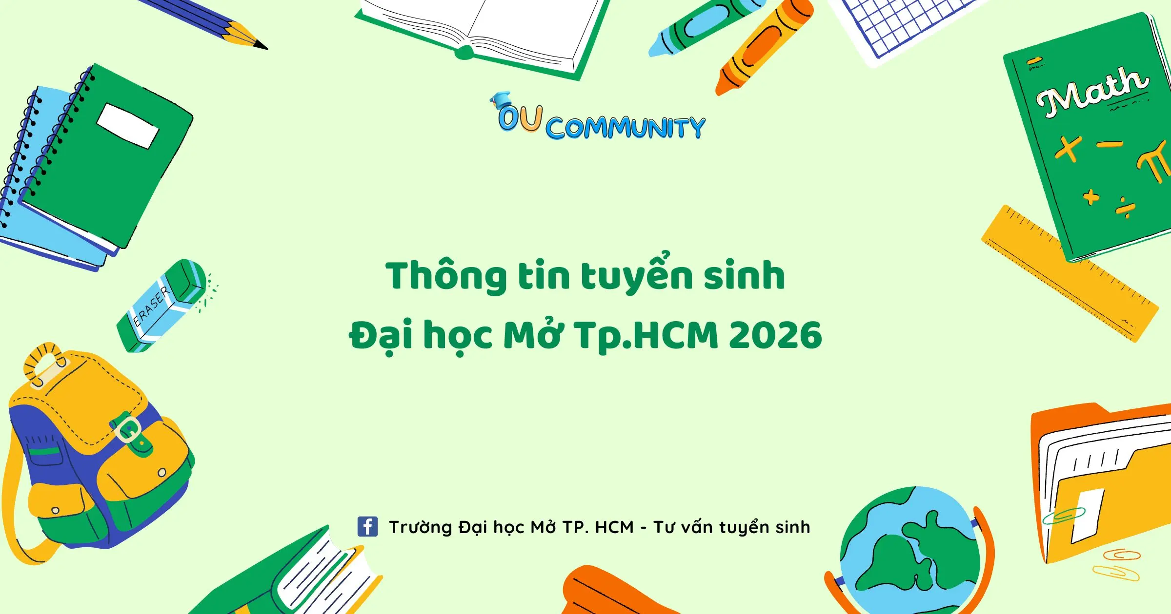 Xét tuyển thẳng và dự bị đại học trình độ Đại học năm 2026